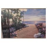 UL - Seaside Boardwalk Framed Print - Glass Missing