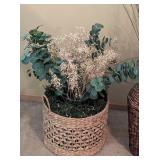 UL - Three Faux Foliage Arrangements in Varied Vases