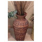 UL - Three Faux Foliage Arrangements in Varied Vases