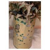 UL - Three Faux Foliage Arrangements in Varied Vases