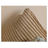 LL - Floral Embroidered Throw Pillows - Sage Green 18x18 - 4 Pack