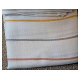 LL - Room Essentials Shower Curtain - Multicolor Stripe 72 in x 72 in & Plastic Shower Rings 12-count