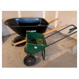 G - True Temper Wheelbarrow & Scotts SpeedyGreen 2000 Spreader