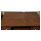 G - Wood Console Cabinet with 4 Drawers & Open Shelves