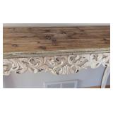 ML - Console Table - Carved White Apron