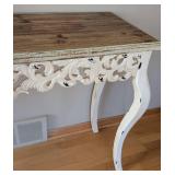 ML - Console Table - Carved White Apron