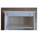 UL - Simply Shabby Chic White Bookshelf with Drawer