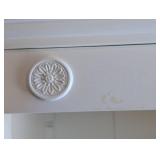 UL - Simply Shabby Chic White Bookshelf with Drawer