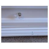 UL - Simply Shabby Chic White Bookshelf with Drawer
