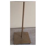 UL - Pair of Petite Table Lamps - Floral Embroidered Beige Shades