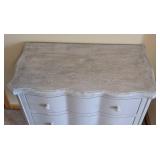 UL - Grey-Lavender Dresser - 2-Drawer, French Provincial
