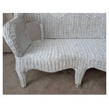 UL - White Wicker Sofa