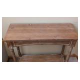 SW - Rustic Style Petite Wood Console Table