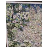 ML - Framed Tree Print - Blossom Orchard Scene