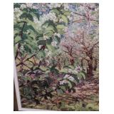 ML - Framed Tree Print - Blossom Orchard Scene