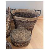 ML - Decorative Woven Basket Lot - Assorted Sizes