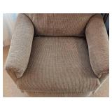 ML - La-Z-Boy Recliner - Light Brown Corduroy Fabric