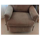 ML - La-Z-Boy Recliner - Light Brown Corduroy Fabric