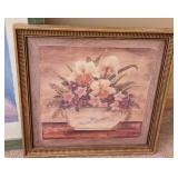 UL - Framed Floral Prints - 6 Frames