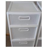 UL - 4-Drawer Plastic Storage Tower - Set of 2