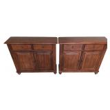 O - Pair of Ballard Designs Exclusive Office Cabinets
