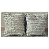 LR - Sage Green 18-inch Pillow Covers with Forms - 5-Pack