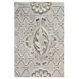 LR - Metal Wall Hanging with Wood Back Frame - 23-Inch Square