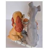 K - Walt Disney Lady & the Tramp Figurine Table Scene
