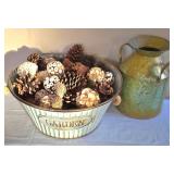 K - Tin Milk Can Planter & Garden Bucket