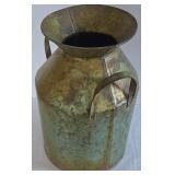 K - Tin Milk Can Planter & Garden Bucket