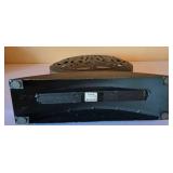 K - Decorative Standing Medallion & 3 Candlesticks