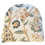 DR - Vintage Wood Chair - Floral Upholstery