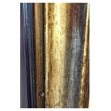 DR - Framed Abstract Art Print - Gold Frame