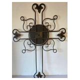 DR - Wrought Iron Cross Wall Decor Set of 3