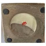 K - Decorative Olive Ceramic Vases & Apothecary Jar (Lot of 6)