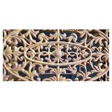 LR - Iron Filigree Table - Copper-Toned
