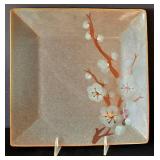 MR - Pier 1 Imports Stoneware Floral Fruit Platter Set (8 pcs)