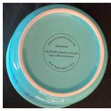 MR - Pier 1 Imports Stoneware Floral Fruit Platter Set (8 pcs)