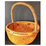 MR - 5 Handwoven Baskets Set - Round Hamper, Rectangular Tray, Picnic Basket