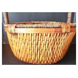MR - 5 Handwoven Baskets Set - Round Hamper, Rectangular Tray, Picnic Basket