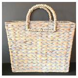 MR - 5 Handwoven Baskets Set - Round Hamper, Rectangular Tray, Picnic Basket
