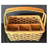 MR - 5 Handwoven Baskets Set - Round Hamper, Rectangular Tray, Picnic Basket