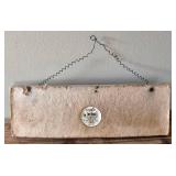 O - Vintage Wood & Tin Birdhouses, Largest 13 in Tall, Gnome & Sign