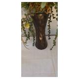 O - Lovely Home Decor Assortment including a Faux Floral Arrangement and Decorative Candle Holders