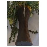 O - Lovely Home Decor Assortment including a Faux Floral Arrangement and Decorative Candle Holders