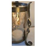 O - Lovely Home Decor Assortment including a Faux Floral Arrangement and Decorative Candle Holders