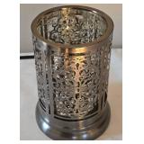 O - Lovely Home Decor Assortment including a Faux Floral Arrangement and Decorative Candle Holders