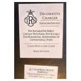 O - Assorted Home Decor Decorative Trays and Chargers