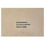 O2 - Green Ceramic Platter & Green Bowl - Decorative Set