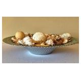 O2 - Green Ceramic Platter & Green Bowl - Decorative Set